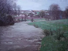 ../Scottish 1920's River Landscape by George Houston Richard Taylor Fine Art