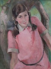 ../Scottish Colourist Portrait by Helen Wingate Richard Taylor Fine Art