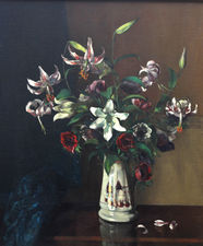 ../Lily Floral Arrangement by Margaret Evangeline Wilson Richard Taylor Fine Art