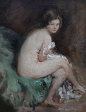 ../Nude Female Portrait Susannah by Philip Wilson Steer Richard Taylor Fine Art
