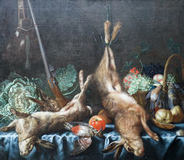 ../Flemish 17th Century Still Life with Game by Pieter Boel Richard Taylor Fine Art