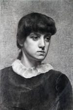 ../Portrait of Young Woman Pre-Raphaelite Victorian Drawing  Richard Taylor Fine Art