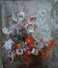 ../British Thirties Floral by Theresa Norah Copnall Richard Taylor Fine Art