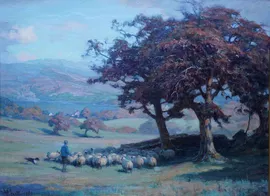 ../Scottish 1920's Impressionist Landscape by William Pratt Richard Taylor Fine Art