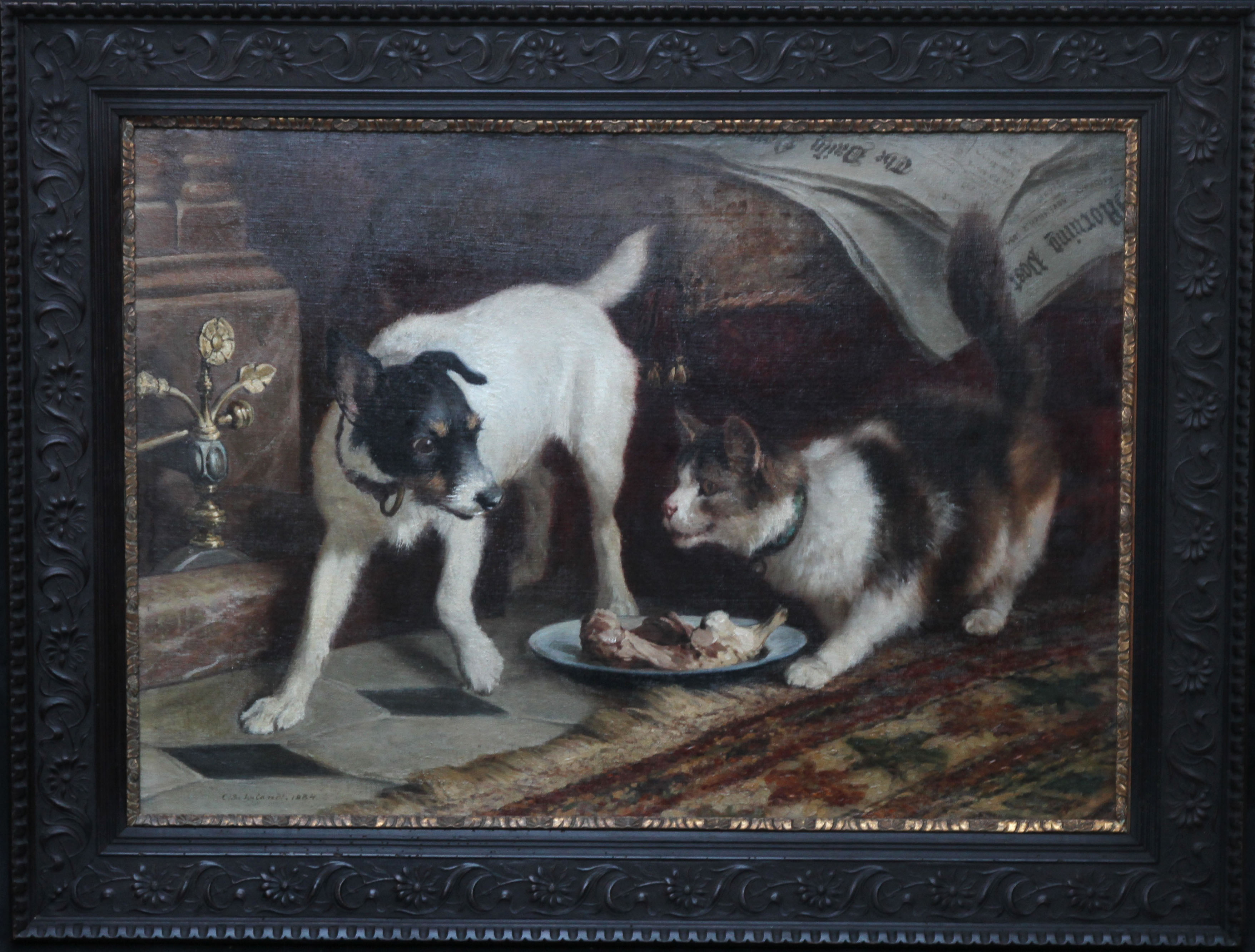 Dog and cat hotsell painting