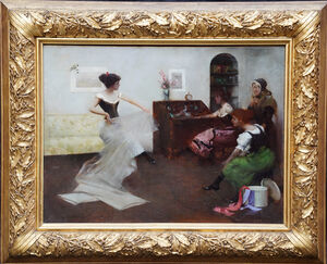 Albert Chevalier Tayler - The New Dress - Richard Taylor Fine Art