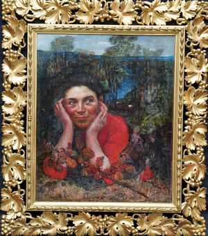 Annie Swynnerton - Woodland Maiden - Richard Taylor Fine Art