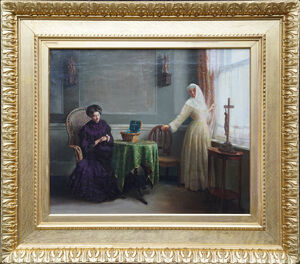 Arthur Croft Mitchell - Two Worlds- Richard Taylor Fine Art (2)