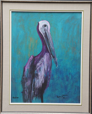 Aubrey Williams   - Pelican - Richard Tayalor Fine Art
