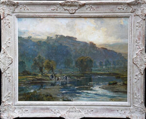 Bertram Priestman - Wharfedale Yorkshire -  Richard Taylor Fine Art 