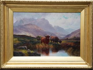 Henry Robinson Hall - Highland Cattle Perthshire  - Richard Taylor Fine Art
