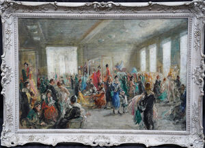 Leonard Fuller - British Dress Shop -  Richard Taylor Fine Art