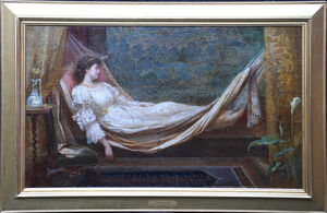 Mary Osborne - The Golden Daydream  - Pre- Raphaelite Female- Richard Taylor Fine Art