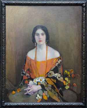 Norah Neilson Gray - Exotic - Glasgow Girl  - Richard Taylor Fine Art
