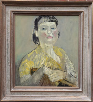 Pauline Glass - Lady in Yellow  - Richard Taylor Fine Art
