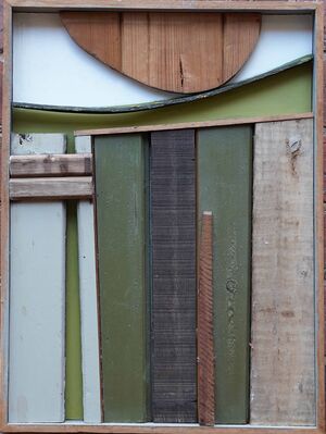 Peter F Field Fifties Landscape Assemblage -  Richard Taylor Fine Art