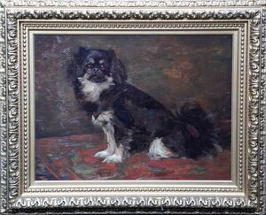 Samuel Fulton - Portrait of a Dog   - Richard Taylor Fine Art