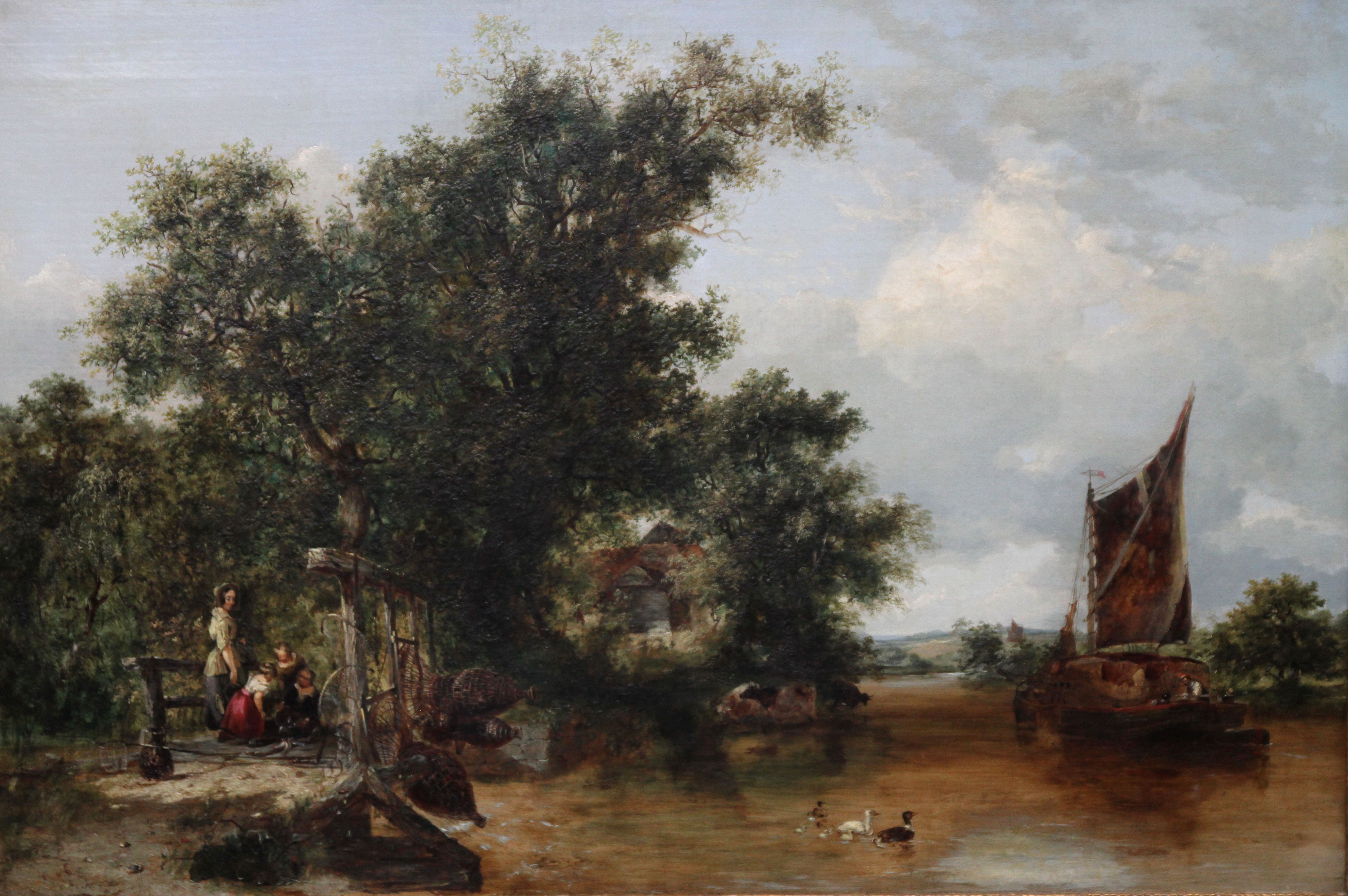 Frederick Waters Watts Pulling In The Creels Richard Taylor