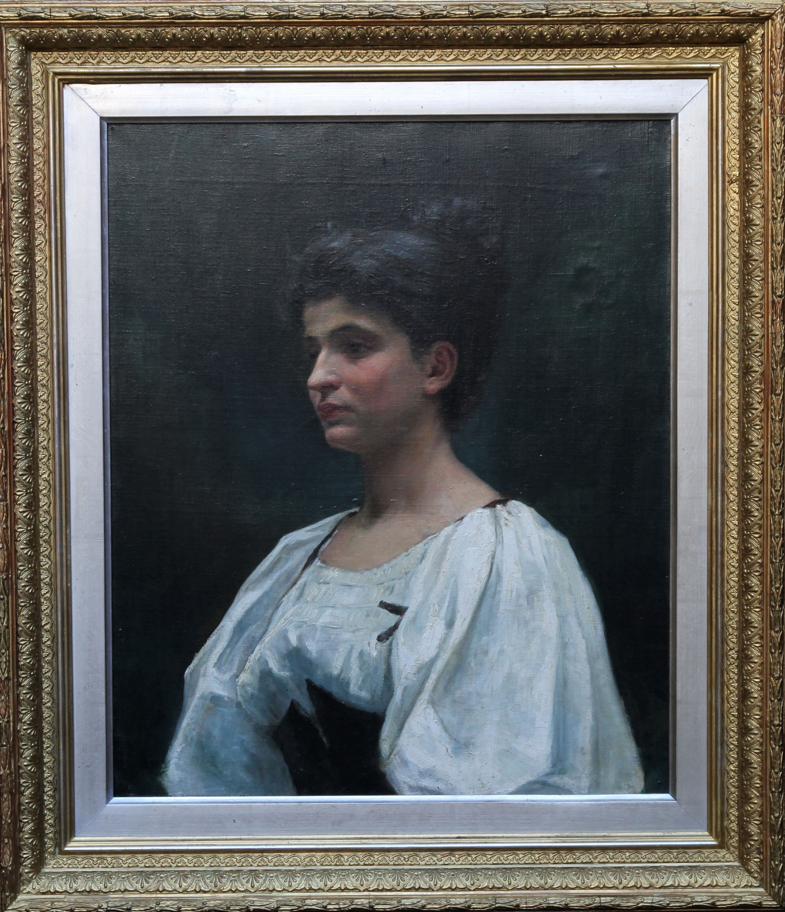 Gwenny Griffiths Portrait Of A Breton Woman Richard Taylor Fine Art