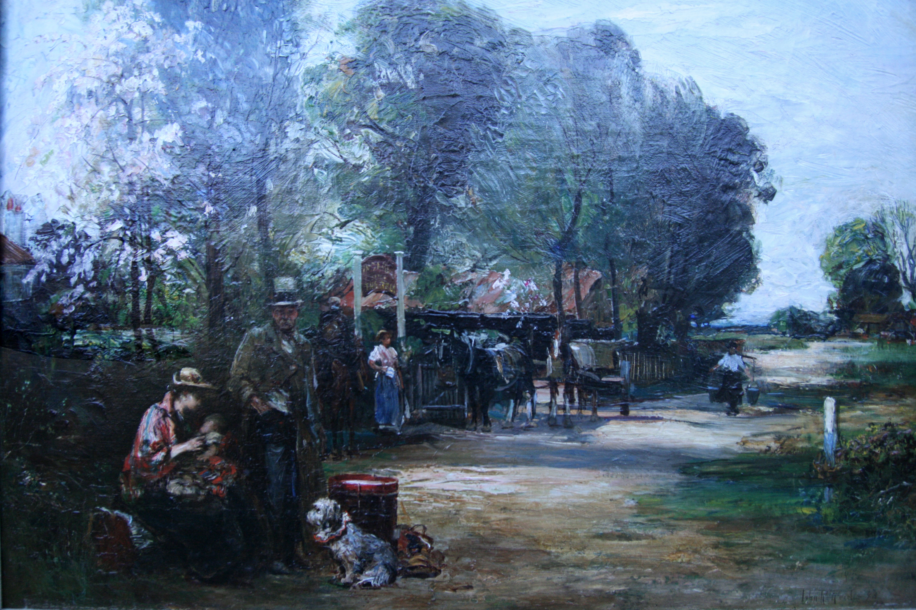 John Robertson Reid The Bell Inn Richard Taylor Fine Art