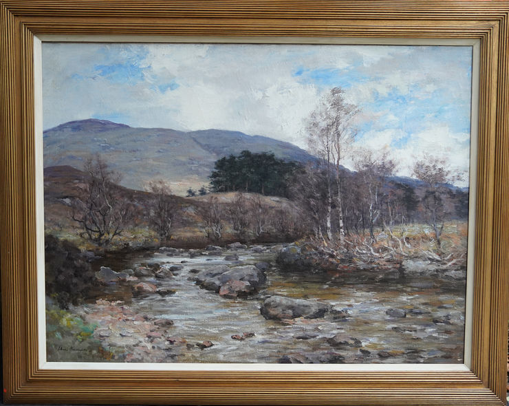 Scottish Impressionist Landscape by Joseph Morris Henderson at Richard Taylor Fine Art