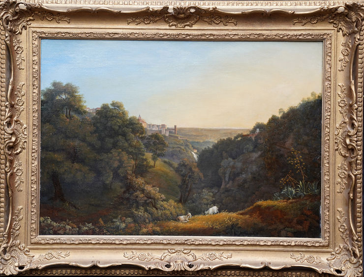 Italian Tivoli Landscape by French Jean Xavier Bidauld at Richard Taylor Fine Art