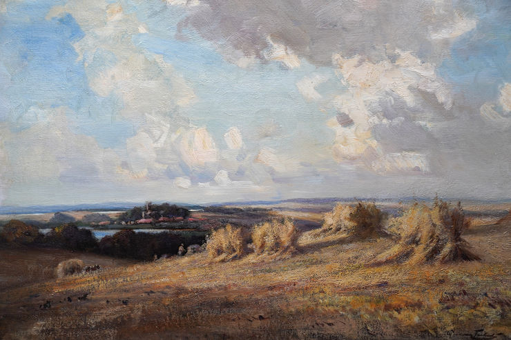 Scottish 1905 Landscape Oil Painting by J A Henderson Tabert Richard Taylor Fine Art