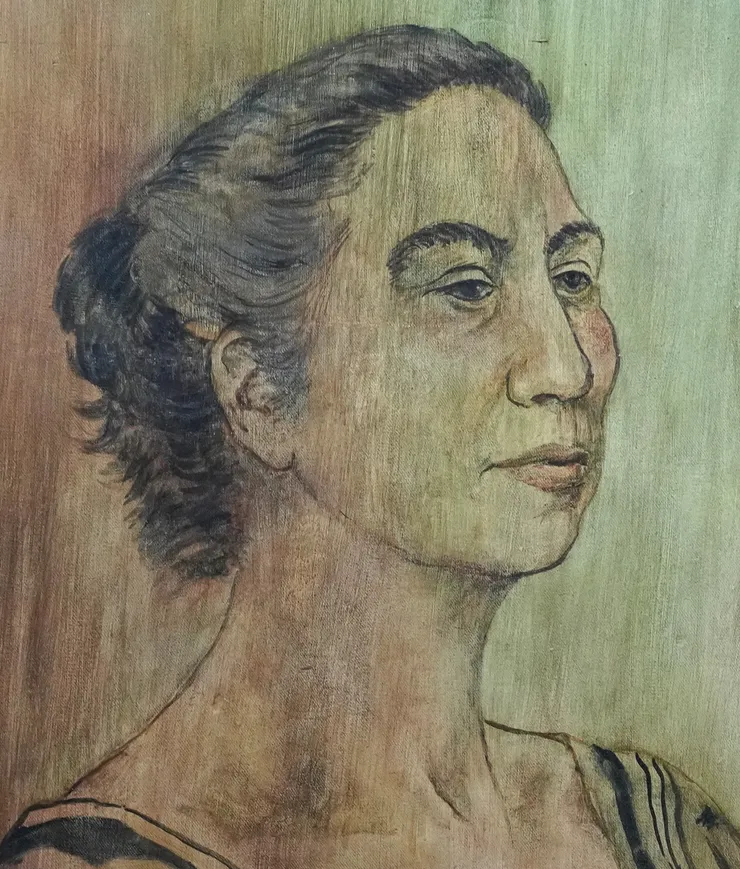 Fifties Portrait of Tana Sayers by Glyn Morgan Richard Taylor Fine Art
