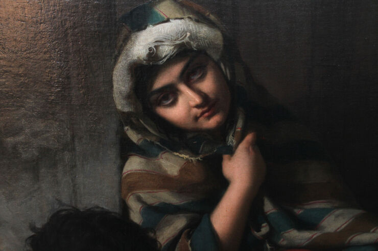 Pre-Raphaelite Portrait  by Rudolf Lehmann Richard Taylor Fine Art