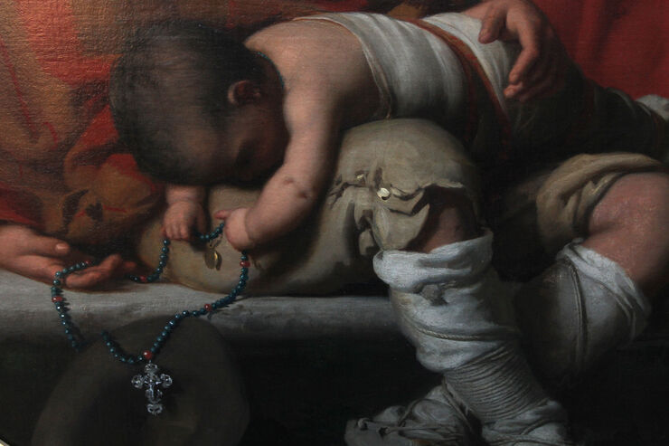 Rudolf Lehmann Roman Beggars German 19thc Pre-Raphaelite oil painting Richard Taylor Fine Art