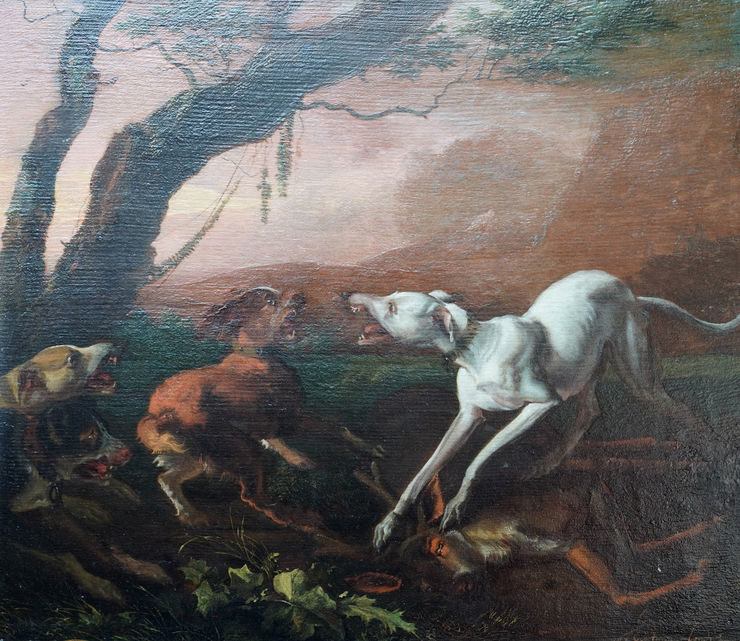 Dutch Old Master Hunting Scene by Abraham Hondius Richard Taylor Fine Art