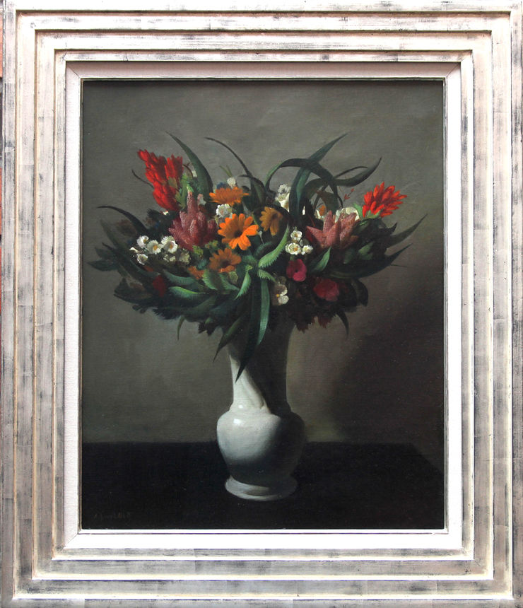 Floral Arrangement by Adriaan Van't Hoff at Richard Taylor Fine Art