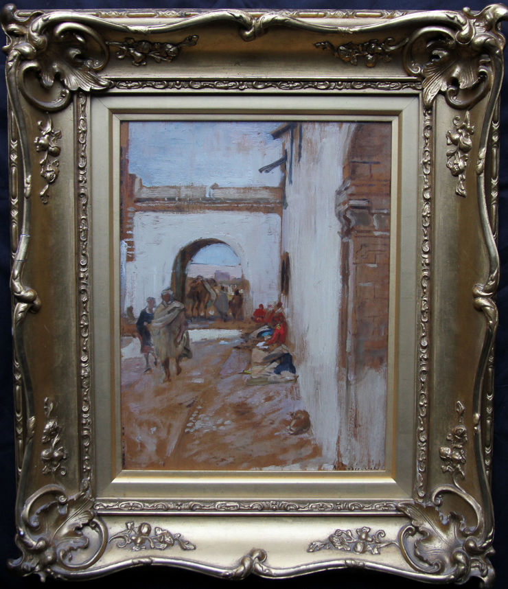 alexander roche - glasgow boy - orientalist oil painting -richard taylor fine art