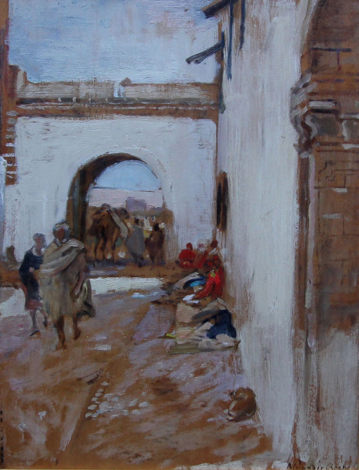 alexander roche - orientalist oil painting -richard taylor fine art