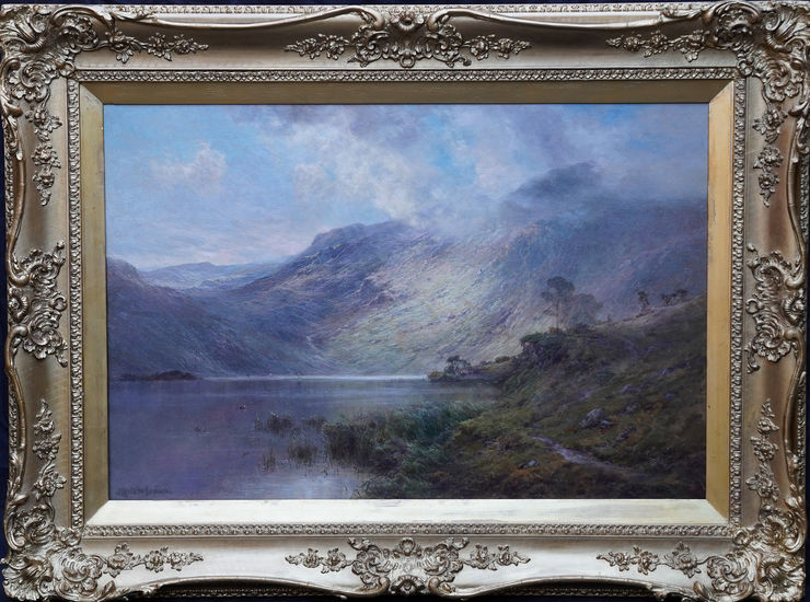 Scottish Mountain Landscape Ben Lomond by Alfred de Breanski at Richard Taylor Fine Art