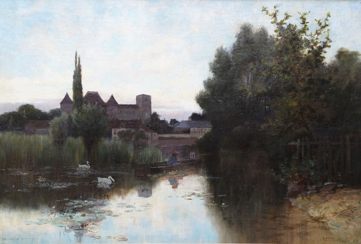 British Victorian Landscape by Alfred East Richard Taylor Fine Art