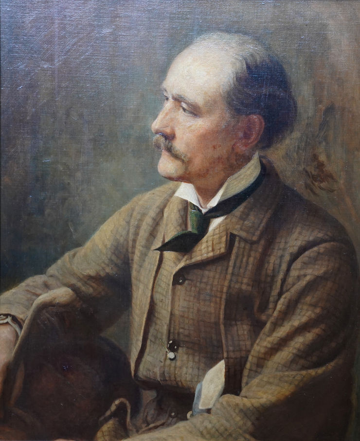 Victorian Male Portrait by Alfred Fitzwalter Grace Richard Taylor Fine Art