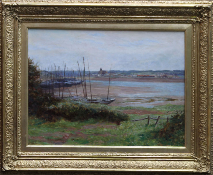 Hayle Cornwall Marine Art by Alfred East at Richard Taylor Fine Art