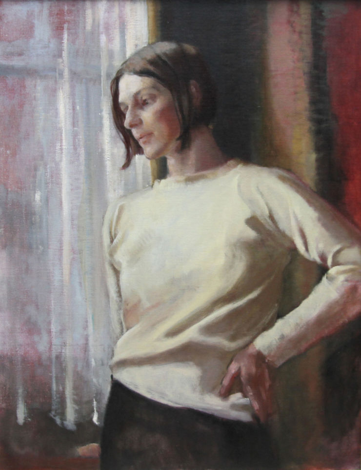 Portrait of Contemplation by Alice Mary Burton Richard Taylor Fine Art