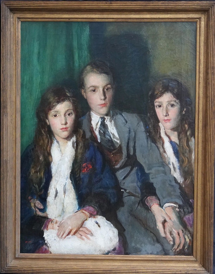 British Impressionist Portrait by Arthur Ambrose McEvoy at Richard Taylor Fine Art
