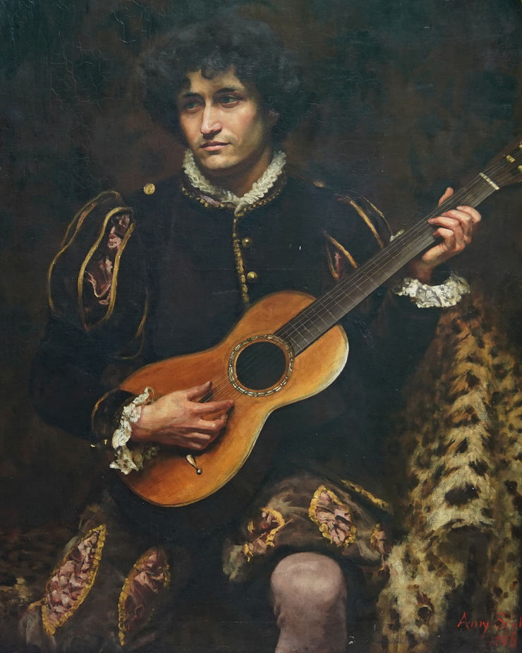 British Victorian Musical Portrait  by Amy Scott Richard Taylor Fine Art