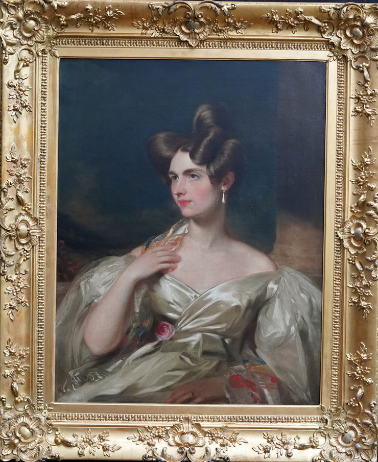 Scottish Portrait of a Lady by Andrew Geddes at Richard Taylor Fine Art