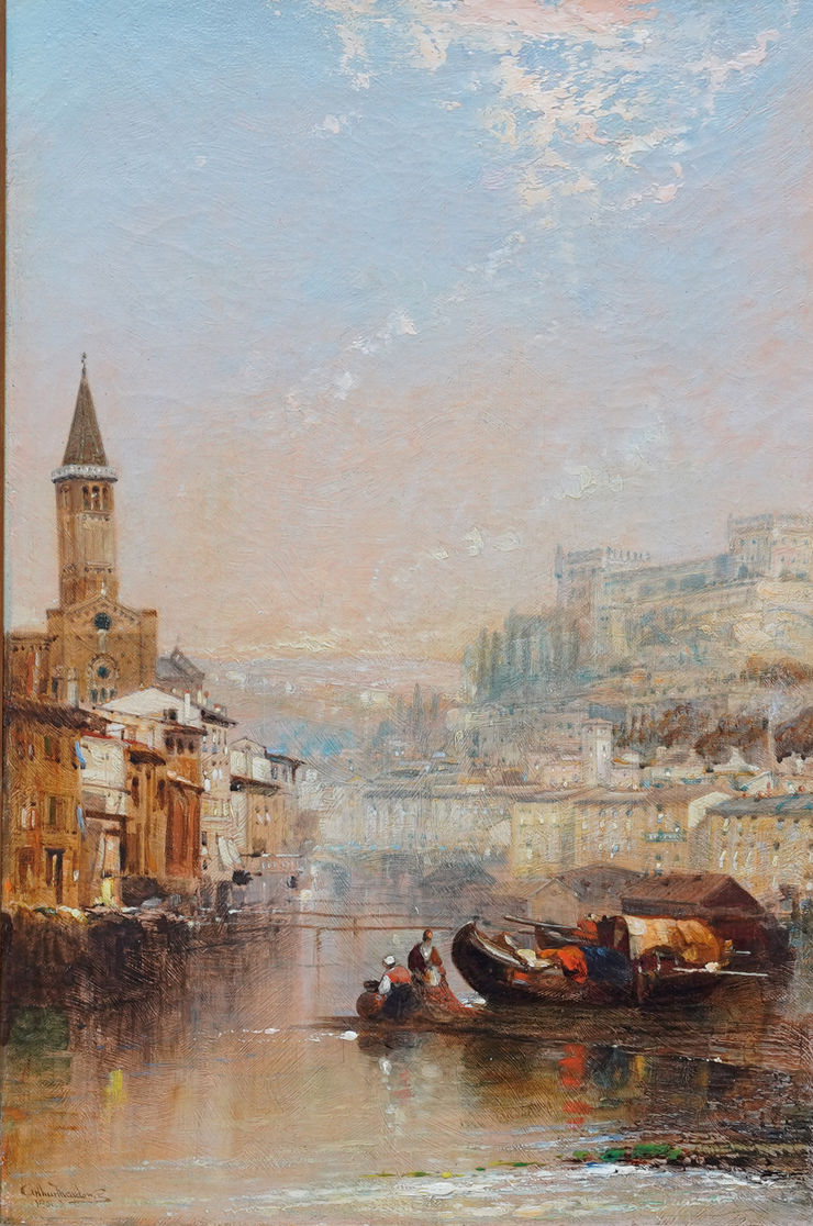 Verona Italian Riviera by Arthur Joseph Meadows Richard Taylor Fine Art