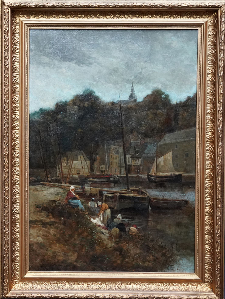 American Figurative Landscape by Edward Aubrey Hunt at Richard Taylor Fine Art