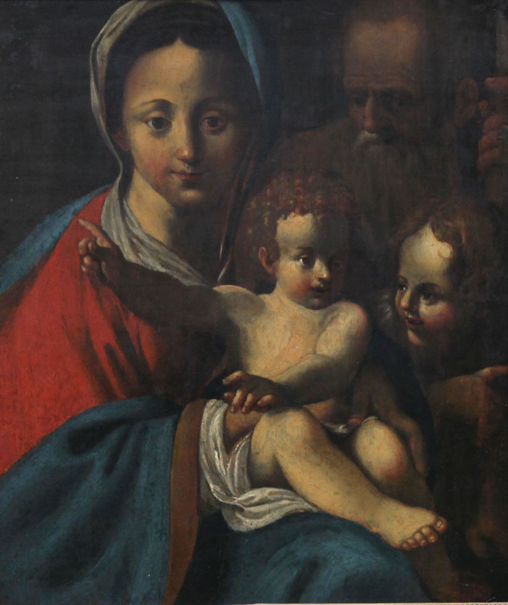 Bartolomeo Schedoni The Holy Family Old Master Portrait Richard Taylor Fine Art