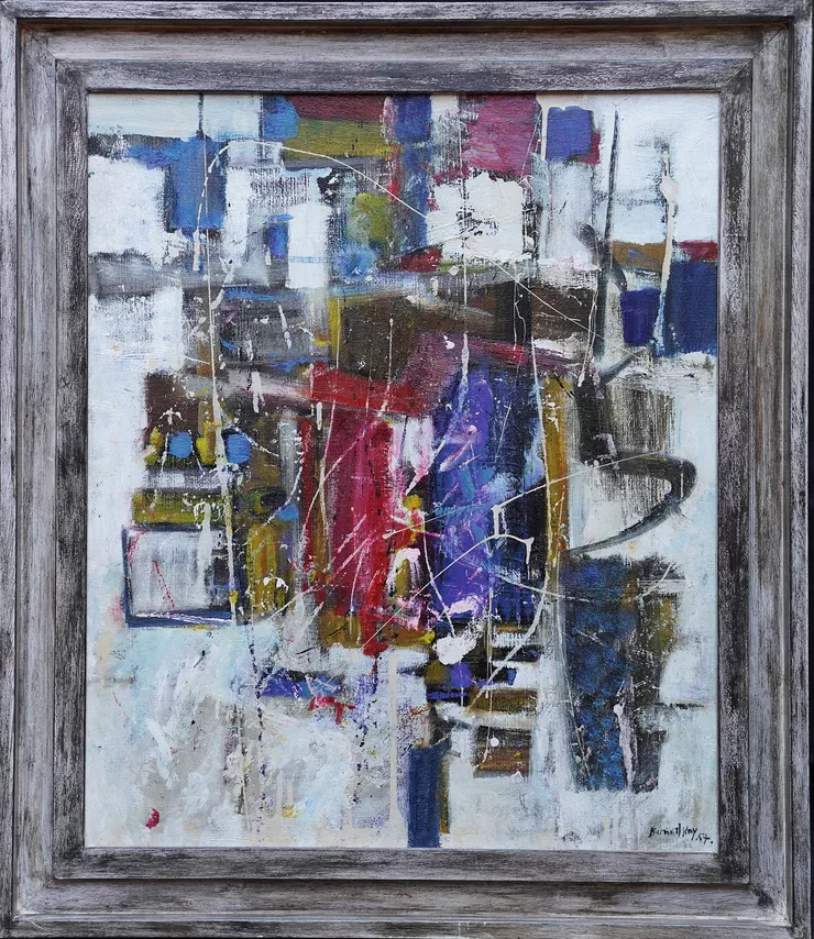 Bernard Kay - Fifties Abstract -  Richard Taylor Fine Art
