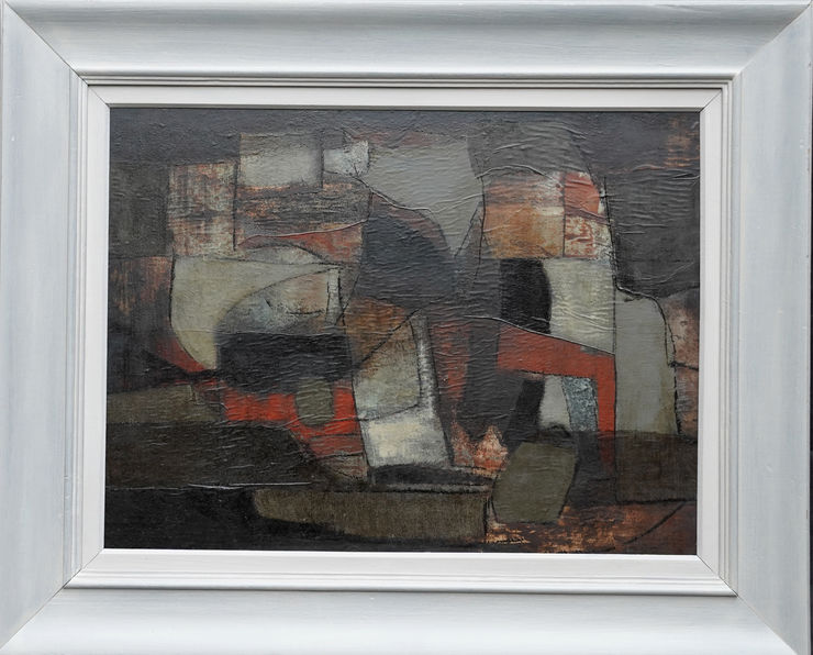 Danish Abstract Composition by Borge Herman Hansen at Richard Taylor Fine Art
