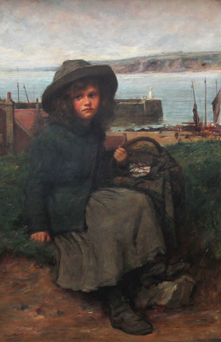 Victorian portrait genre Scottish marine oil by Charles Andrew Sellar  Richard Taylor Fine Art