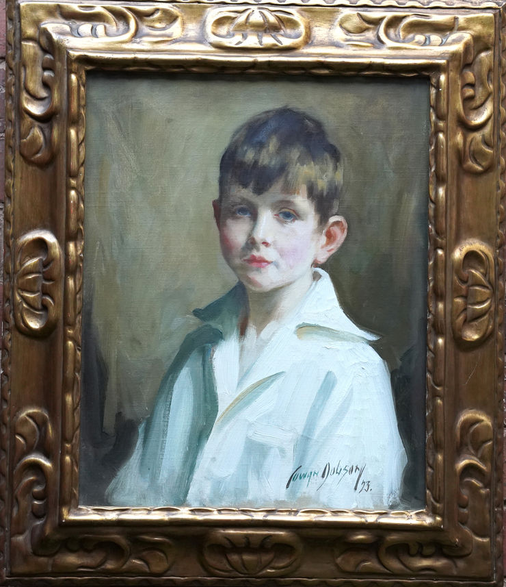 Scottish Portrait of a Boy by David Cowan Dobson at Richard Taylor Fine Art