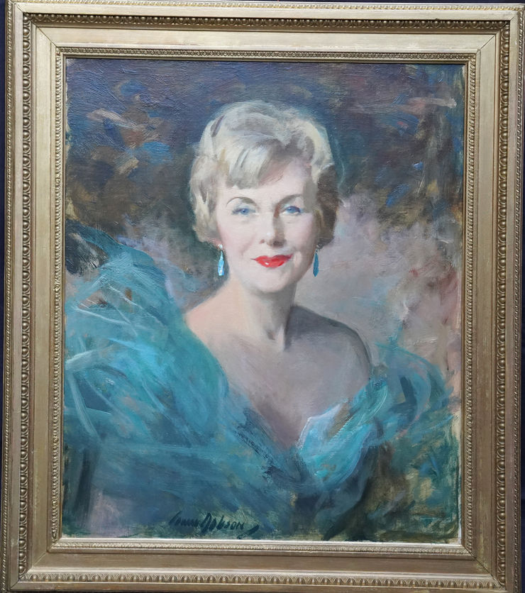 Scottish Portrait of a Lady by David Cowan Dobson at Richard Taylor Fine Art